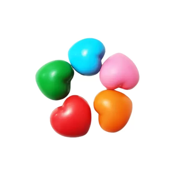 70mm Love Heart Stress Toy Heart Stress Ball Grip Ball for Promotion Gift