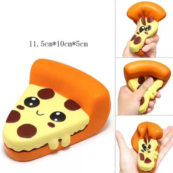Simulation Pizza Burger Ornaments Bread Cookie Model Slow Rebound Cute Stress Toys 2