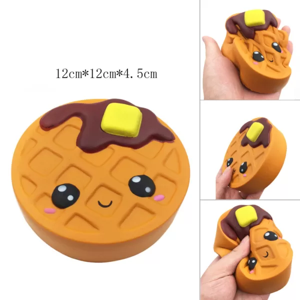Simulation Pizza Burger Ornaments Bread Cookie Model Slow Rebound Cute Stress Toys 3