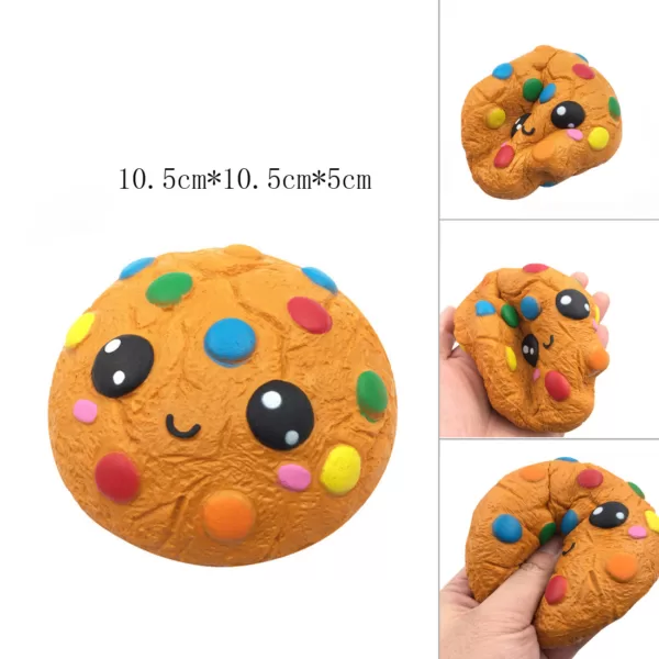 Simulation Pizza Burger Ornaments Bread Cookie Model Slow Rebound Cute Stress Toys 4