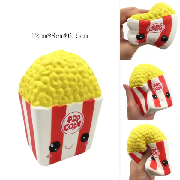 Simulation Pizza Burger Ornaments Bread Cookie Model Slow Rebound Cute Stress Toys 6