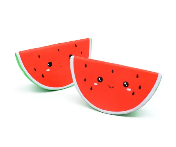 squishy PU slow rebound simulation fruit smiley watermelon 1
