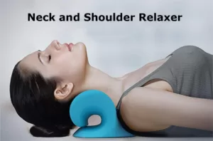 Der Unterschied zwischen einem Nackenentspannungsgerät und einem herkömmlichen Massagegerät. Ausgewähltes Bild