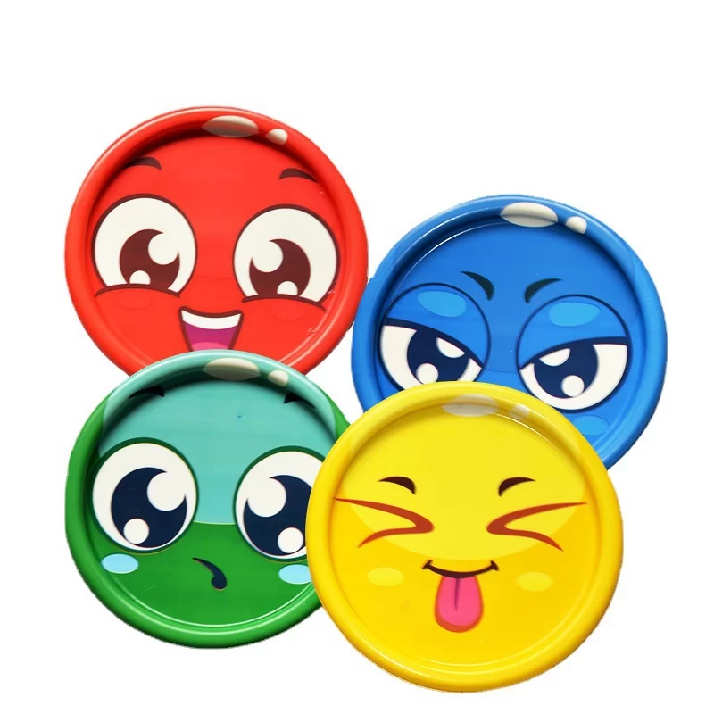 fd-Juego al aire libre para padres e hijos Emoji Flying Disc