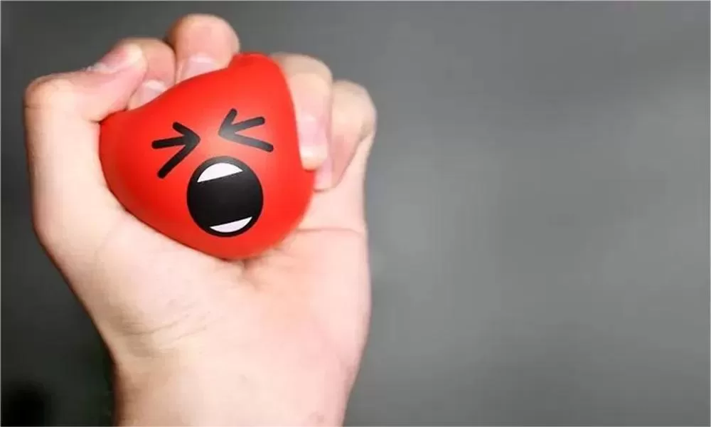 Polyurethane Stress Relief Ball Release the Pressure to Be Yourself Illustration 2